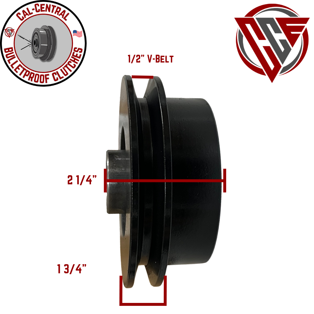 Centrifugal Clutch 1/2" V Belt Drive 1" Bore Compactor Heavy Duty GX390 NEW 5”