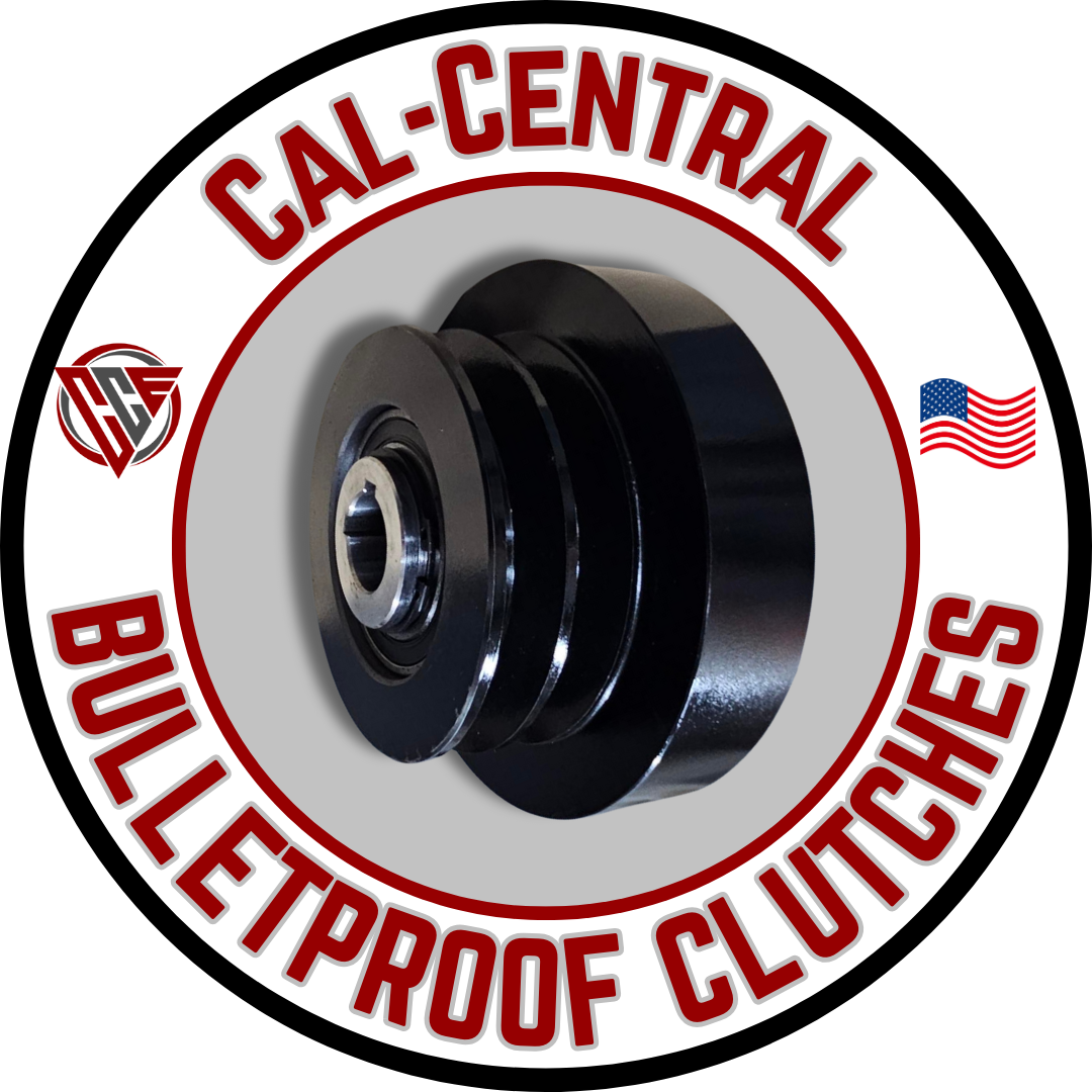 New Heavy Duty Saw Mill 1 1/8" Centrifugal Clutch Double pulley 5/8" V Belt