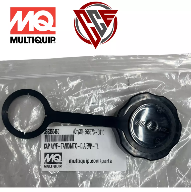 Multiquip Mikasa OEM Fuel Tank Cap MTX60 MTX70 MTX80 MTX90 Rammers 366350460