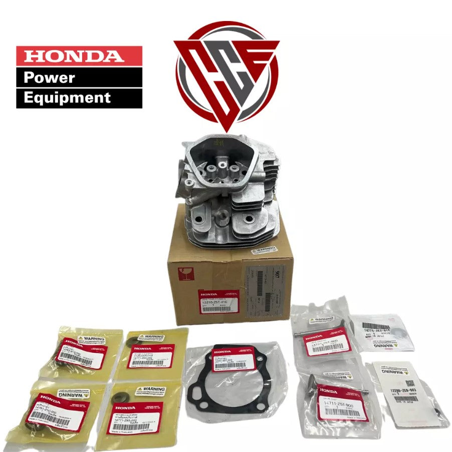 GENUINE OEM HONDA CYLINDER HEAD ASSY FITS GX340 GX390 / ASSEMBLED 12210-Z5T-416