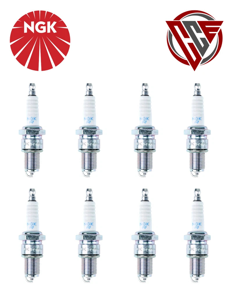 NGK (7131) BPR6ES Standard Spark Plug (8 Pack)