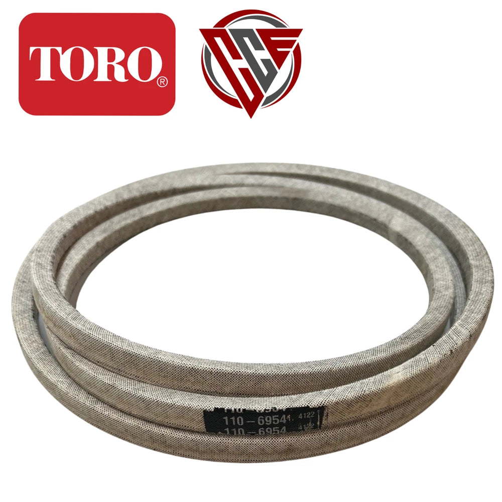 GENUINE OEM TORO PART # 110-6954 V-BELT FOR COMMERCIAL WALK-BEHIND LAWNMOWERS