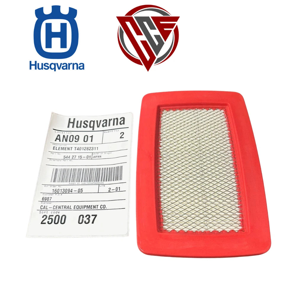 Genuine Husqvarna 544271501 Air Filter fits 170 BF, 170 BT, 180 BF
