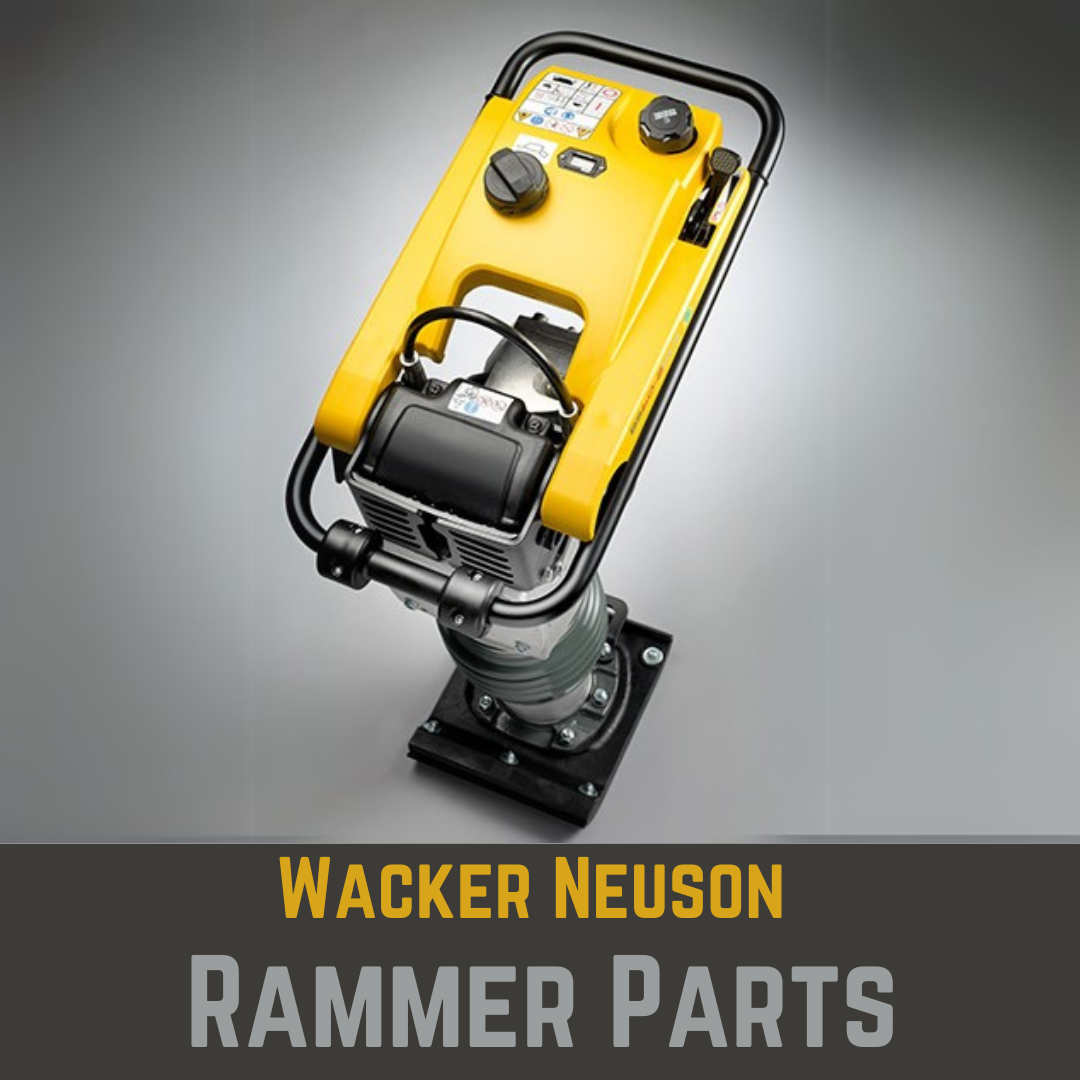 Wacker Neuson rammer with yellow housing – replacement parts for trench compaction tools