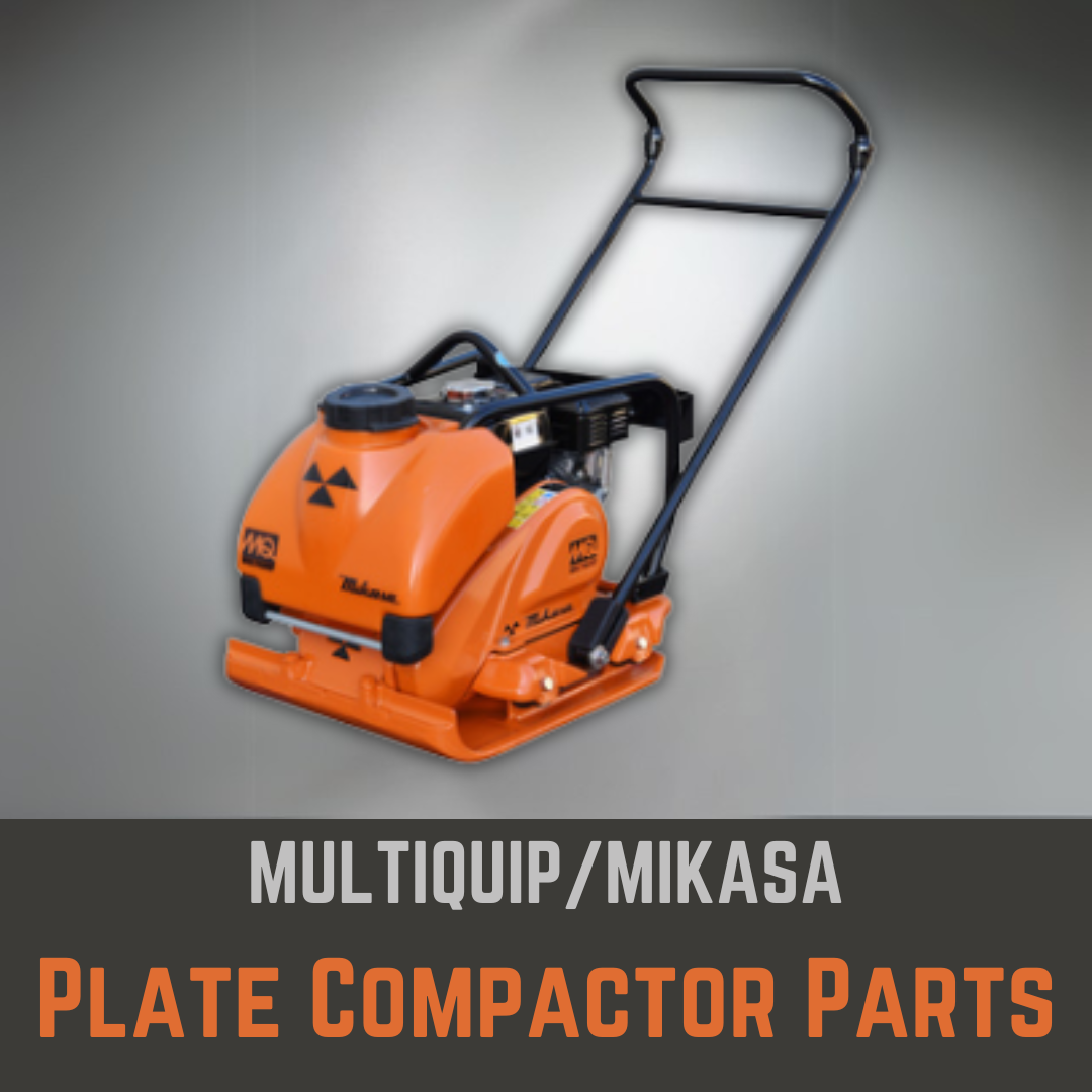 Multiquip Mikasa orange plate compactor – tamper and vibratory plate parts