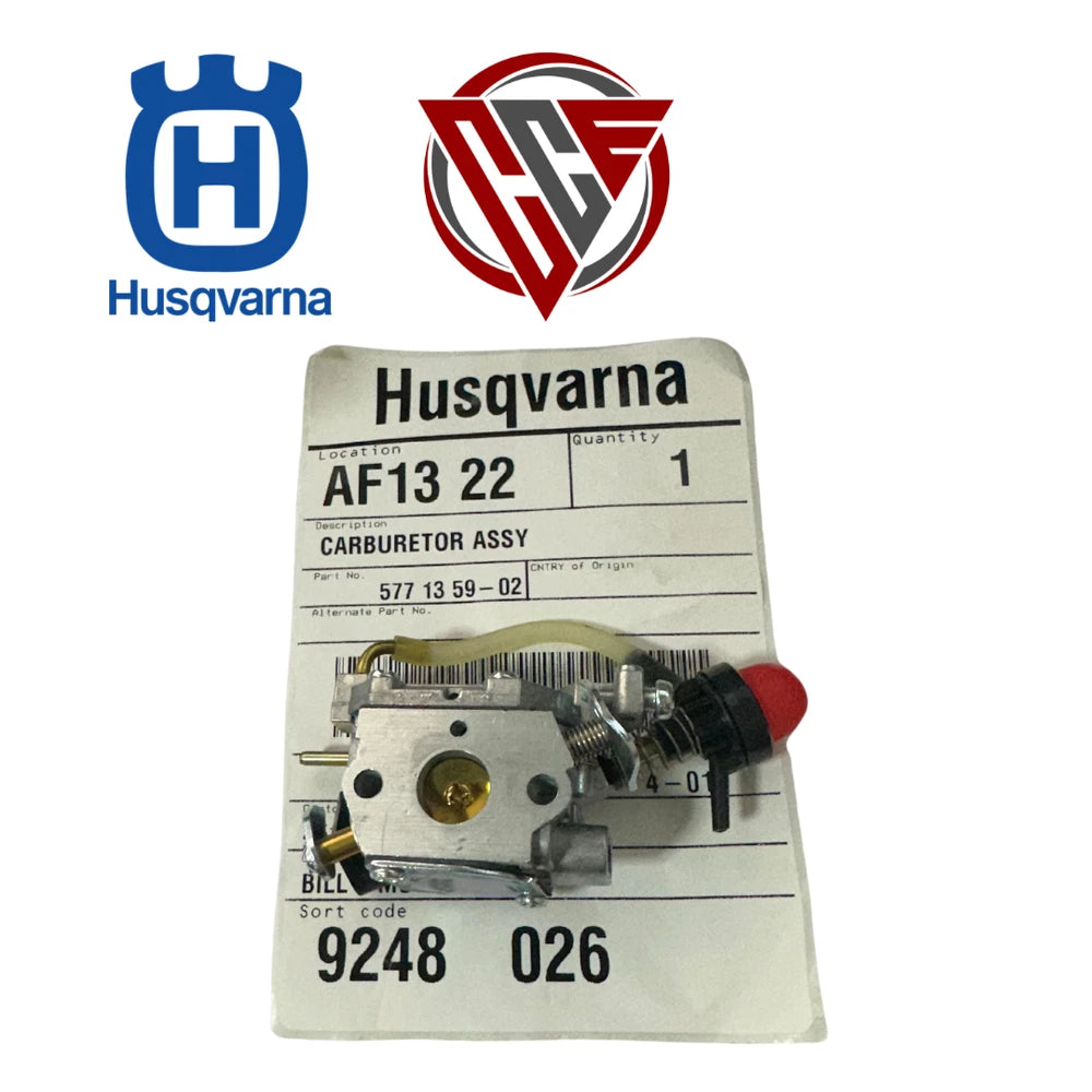Husqvarna OEM 577135902 or 577135901 fits Weedeater Craftsman Carburetor FX26SCE