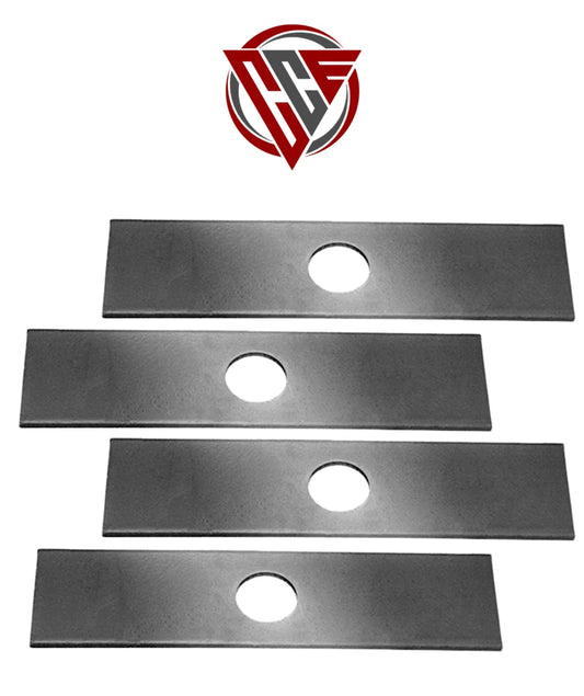 Rotary 4 Pack Replacement Edger Blades- 6107-4PK 7 11/16" x 1"