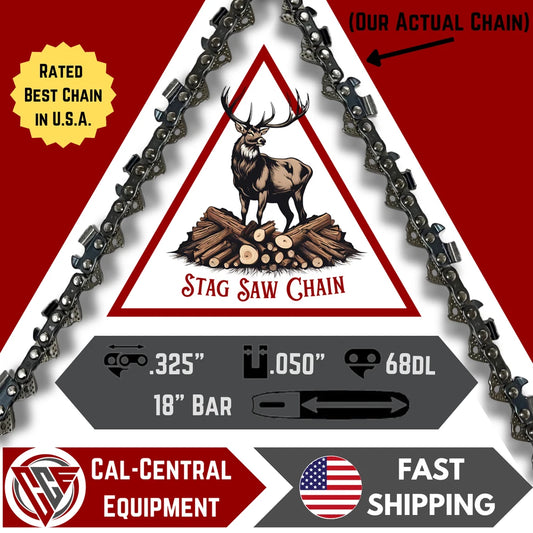 Chain for STIHL 18" bar  .325 .50 GAUGE 68DL 3693 005 0068 AGRESSIVE