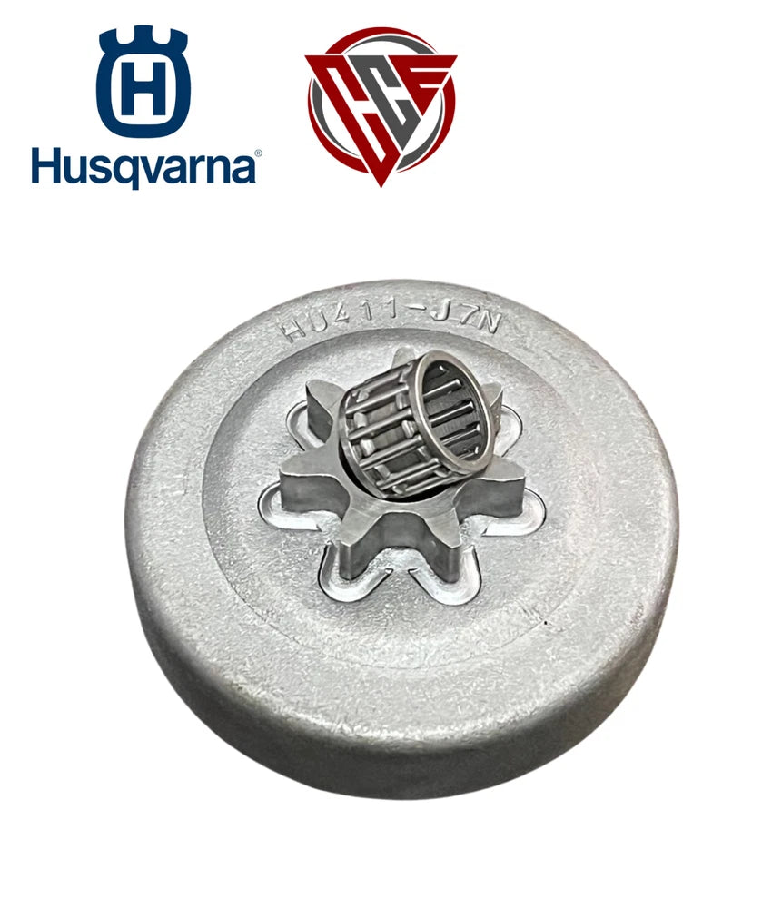 Genuine OEM Husqvarna Clutch Drum Sprocket & Bearing 505303694