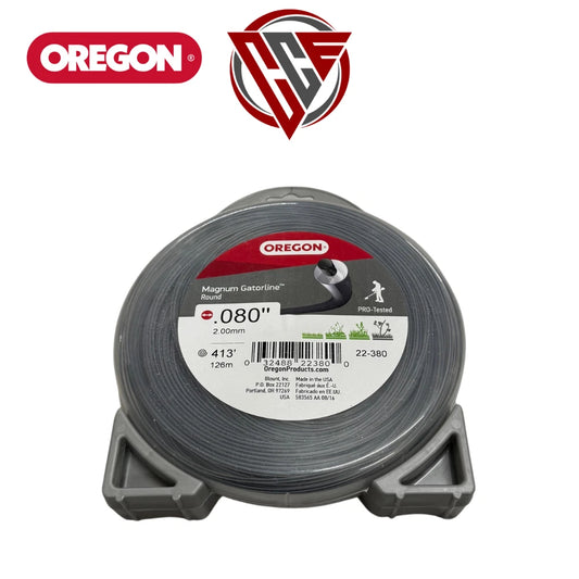 Oregon 22-380 Round Magnum Gatorline, .080" Gauge, 1 lb Donut, 126'