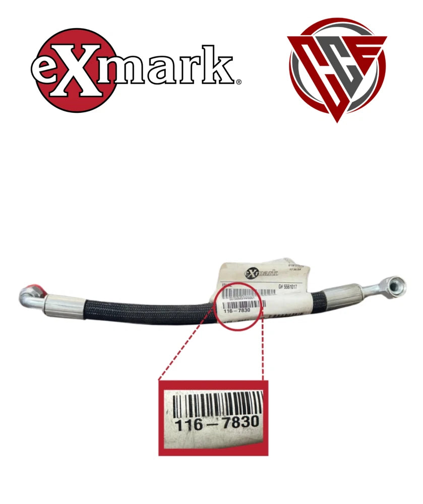 Genuine Exmark 116-7830 Hydraulic hose for Navigator