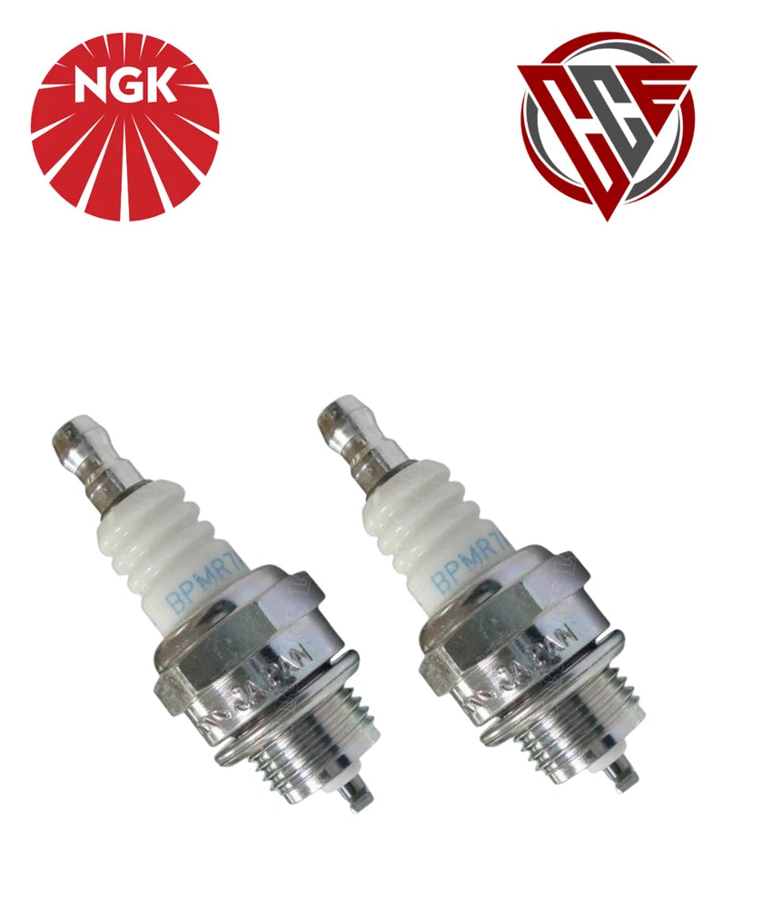 NGK 6703 Spark Plug BPMR7A - 2 Pack  - For STIHL, Husqvarna, Poulan Power...